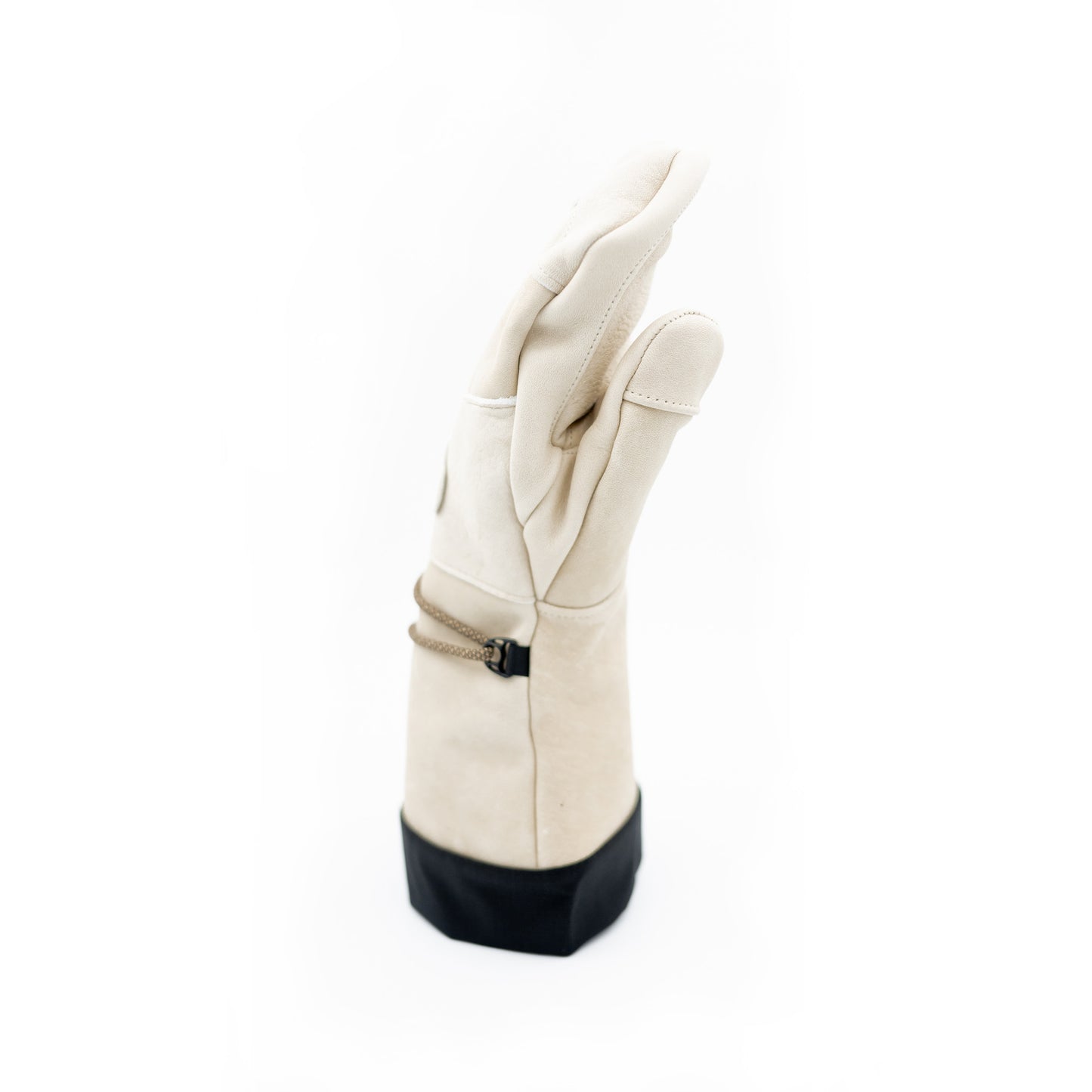 A Caribou Mitts with a black band embodying Maine's spirit by Mainers.