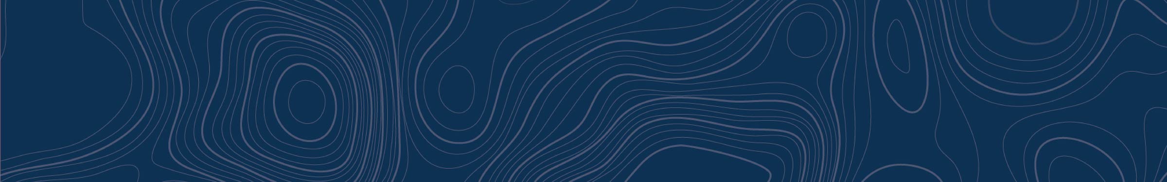 A dark blue background with wavy lines.