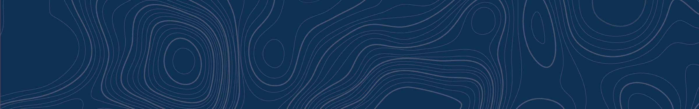A dark blue background with wavy lines.
