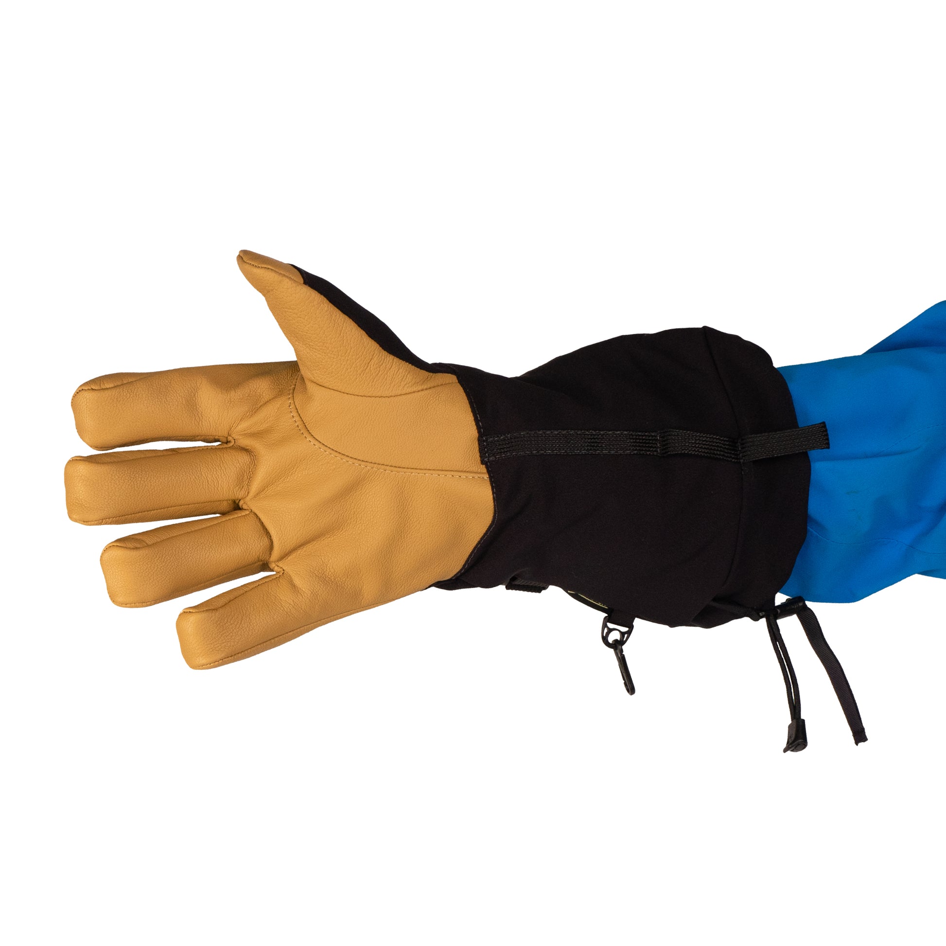 A Mainers Rangeley Glove snugly fits a hand, ready for adventures in the rugged beauty of the Maine wilderness.